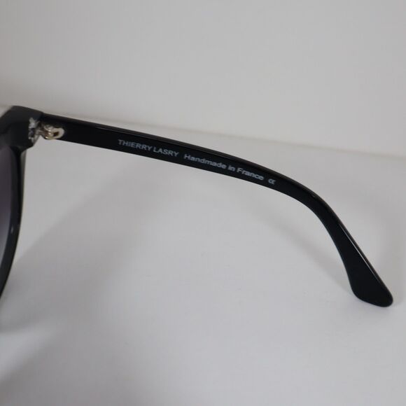 Thierry Lasry Polygamy 701 Black/Silver Cat-Eye Sunglasses 59-18-140mm main image 12